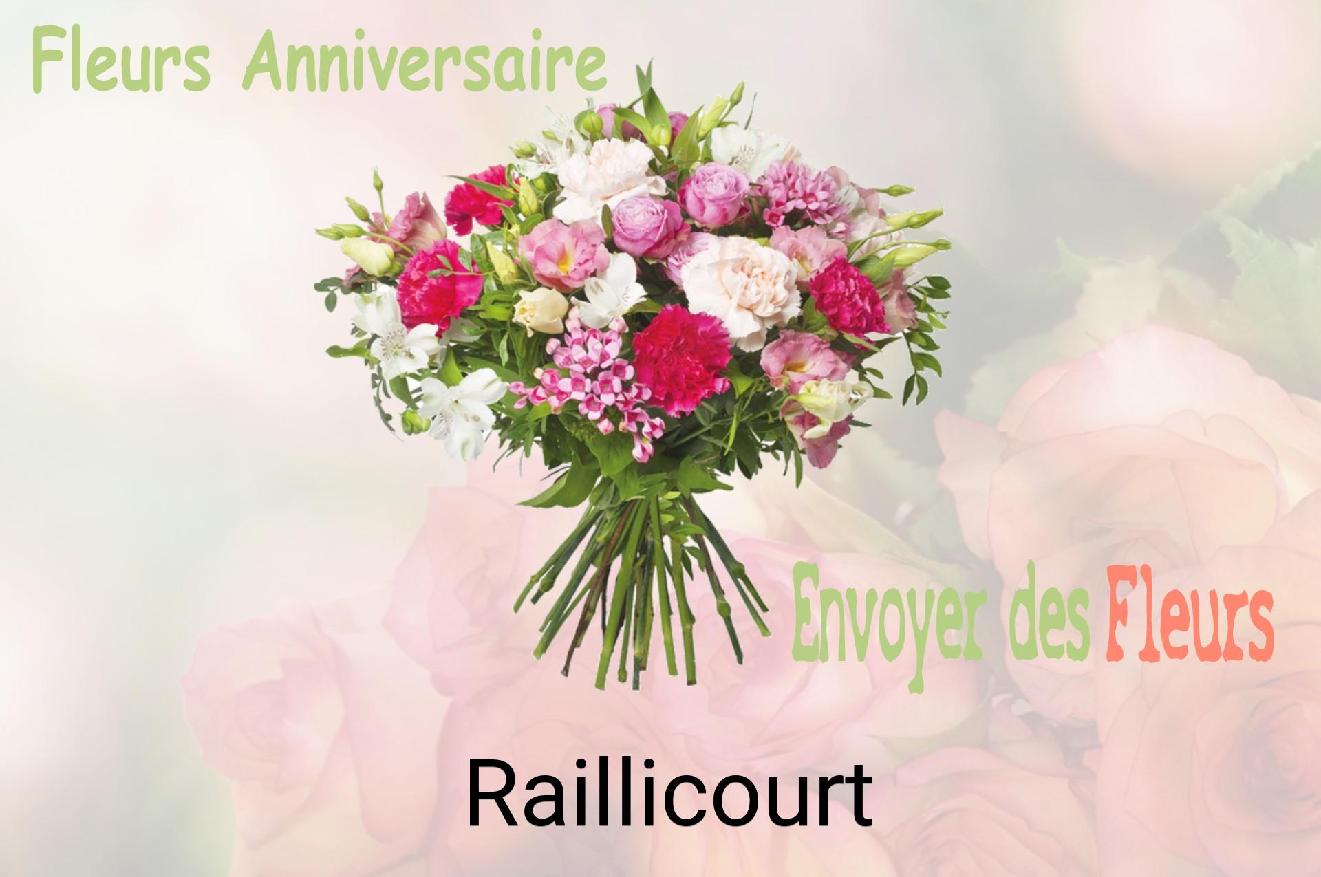 Bouquet de fleurs d’anniversaire livré à Raillicourt
