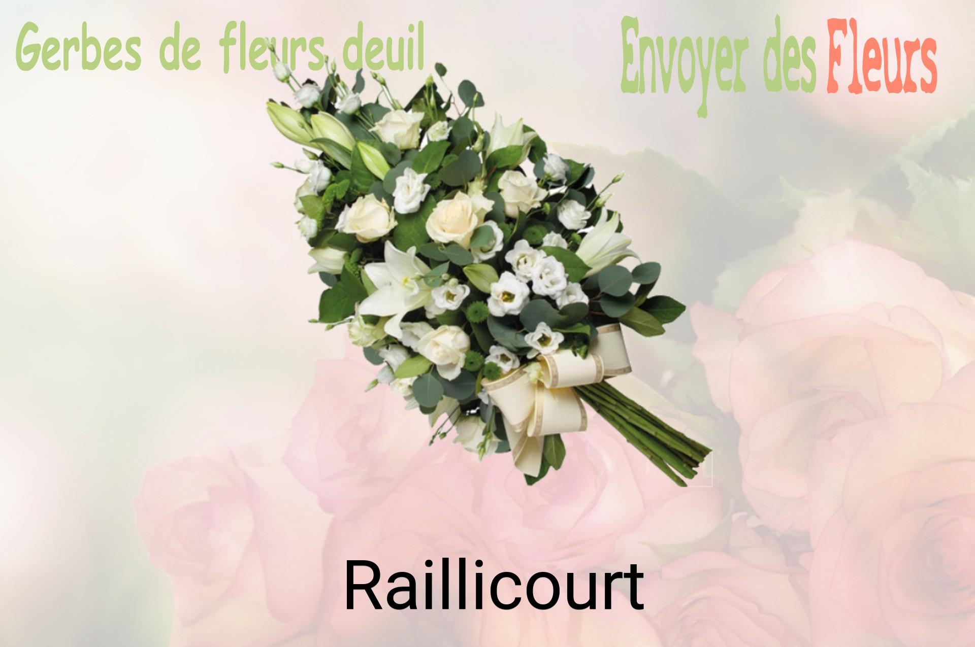 Gerbe de fleurs de deuil livrée à Raillicourt